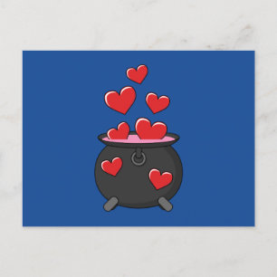Hearts Love Potion Feestdagenkaart