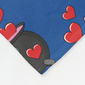 Hearts Love Potion Fleece Deken (Hoek)