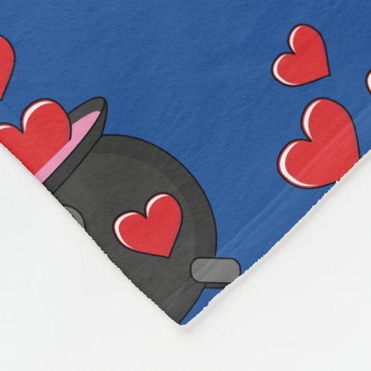 Hearts Love Potion Fleece Deken (Hoek)