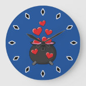 Hearts Love Potion Grote Klok (Voorkant)