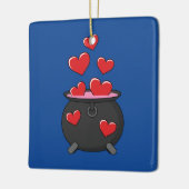 Hearts Love Potion Keramisch Ornament (Links)