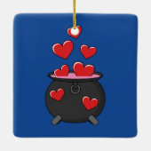 Hearts Love Potion Keramisch Ornament (Achterkant)