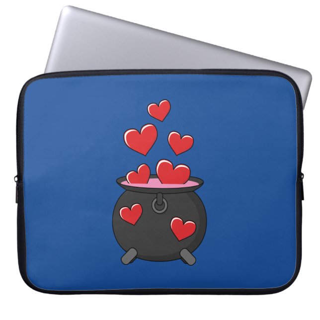 Hearts Love Potion Laptop Sleeve (Voorkant)