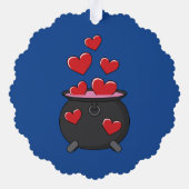 Hearts Love Potion Ornament Kaart (Achterkant)