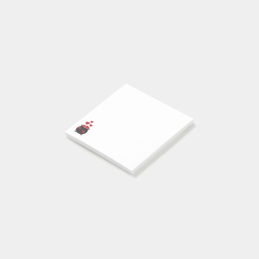 Hearts Love Potion Post-it® Notes (Schuin)