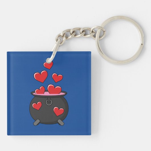 Hearts Love Potion Sleutelhanger (Achterkant)