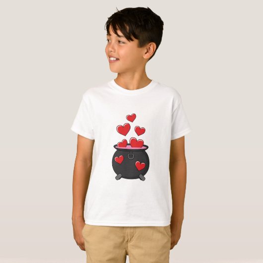 Hearts Love Potion T-shirt (Voorkant volledig)
