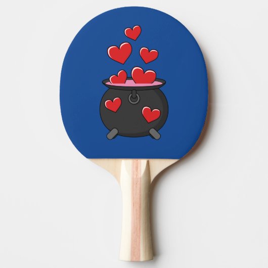Hearts Love Potion Tafeltennisbatje (Voorkant)