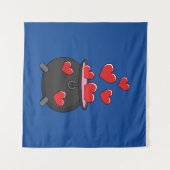 Hearts Love Potion Wandkleed (Voorkant (horizontaal))