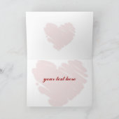 Hearts Love Theme Kaart (Binnen)