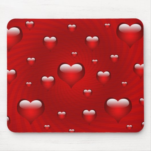 Hearts Love Theme Muismat (Voorkant)