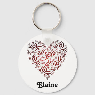 Hearts Love Theme Sleutelhanger