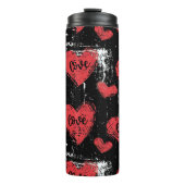 Hearts & Love Thermal Tumbler Thermosbeker (Voorkant)