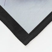 Hearts & Love Valentijnsdag Zwart Foto Fleece Deken (Hoek)