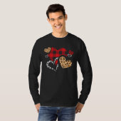 Hearts Marriage Couples Happy Valentines Love Rela T-shirt (Voorkant volledig)