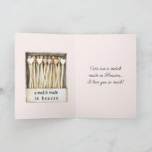 Hearts Match Made in Heaven Love Kaart (Binnen)