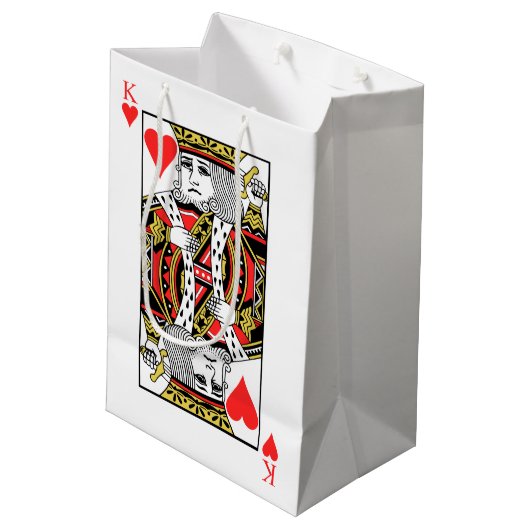 Hearts Medium Cadeauzakje (Achterkant Gekanteld)