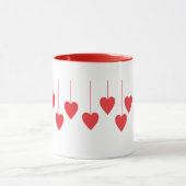 Hearts Moderne Kunst Mok (Midden)