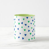 Hearts Moderne Kunst Mok (Midden)