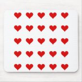 Hearts Mouse Pads & Desk Mats Muismat (Voorkant)