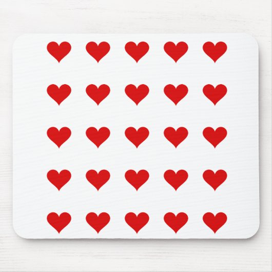 Hearts Mouse Pads & Desk Mats Muismat (Voorkant)