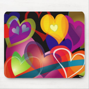 Hearts Mousepad Muismat