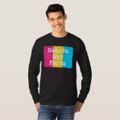 Hearts Not Parts  Gay Pride lgbtq+ T-shirt (Voorkant volledig)