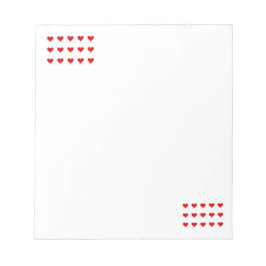 Hearts Notepad Notitieblok