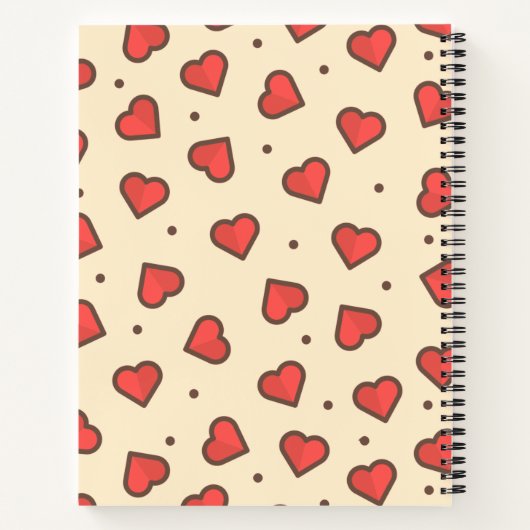 Hearts Notitieboek (Achterkant)