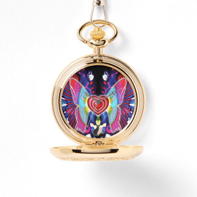 Hearts Of Glys Pocket Horloge (Voorkant)