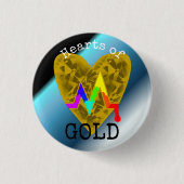 Hearts of Gold - Pride Button (Voorkant)