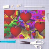 Hearts of Love tissuepapier (Craft)