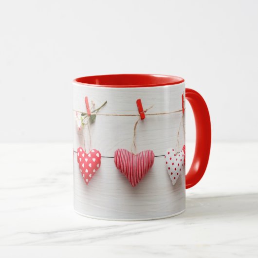 **HEARTS ON A STRING** COFFEE MUT MOK (Voorkant rechts)