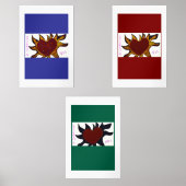 Hearts on Fire Poster Muurkunst Sets (Voorkant)