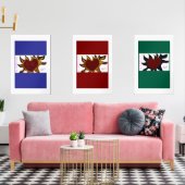 Hearts on Fire Poster Muurkunst Sets (Woonkamer)