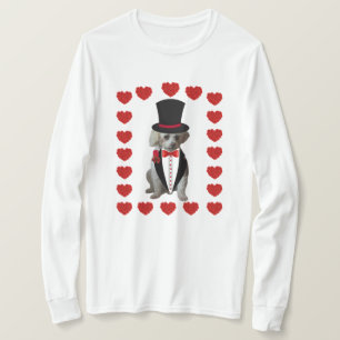 Hearts On Fire voor jou Poedel Dames T-shirt