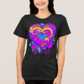 Hearts on Hearts Tri-Blend Shirt (Voorkant)