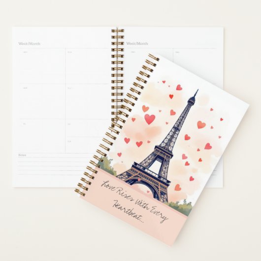 Hearts Over Paris Planner (Display)