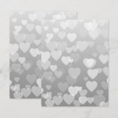 Hearts Patroon 17 Notitiekaartje (Voorkant / Achterkant)