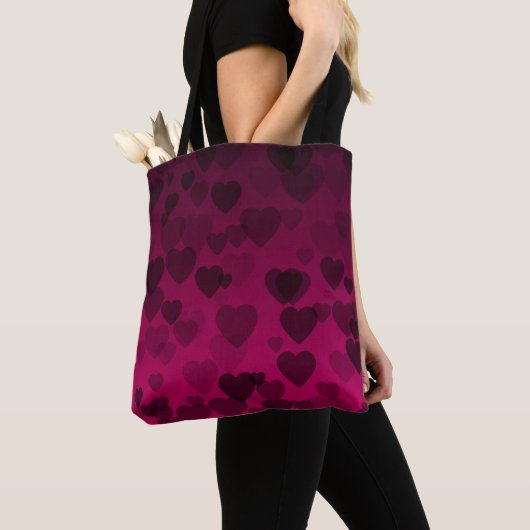 Hearts Patroon 18 Tote Bag (Dichtbij)