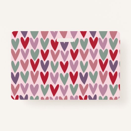 Hearts Patroon 1 Badge (Voorkant)