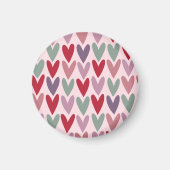 Hearts Patroon 1 Magneet (Voorkant)