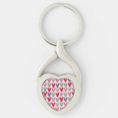 Hearts Patroon 1 Sleutelhanger (Voorkant)