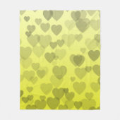 Hearts Patroon 22 Fleece Deken (Voorkant)