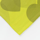 Hearts Patroon 22 Fleece Deken (Hoek)