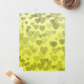 Hearts Patroon 22 Notitiekaartje (Voorkant / Achterkant in situ)