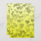 Hearts Patroon 22 Notitiekaartje (Voorkant / Achterkant)