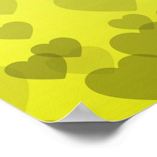 Hearts Patroon 22 Poster (Hoek)