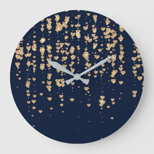 Hearts Patroon 23 Grote Klok (Voorkant)