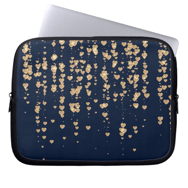 Hearts Patroon 23 Laptop Sleeve (Voorkant)